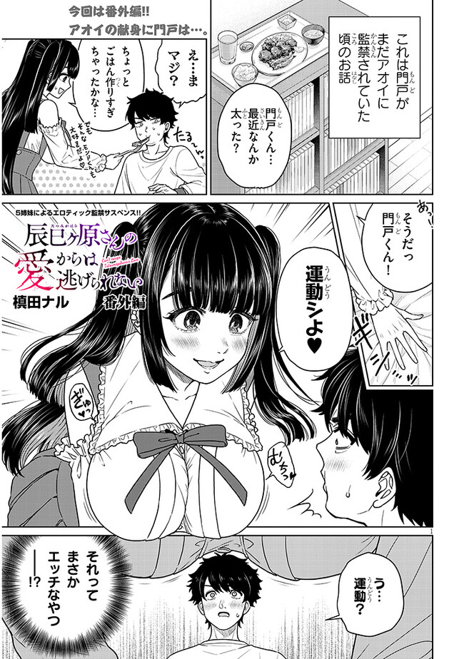 辰巳ヶ原さんの愛からは逃げられない 第5.3話 - Page 1